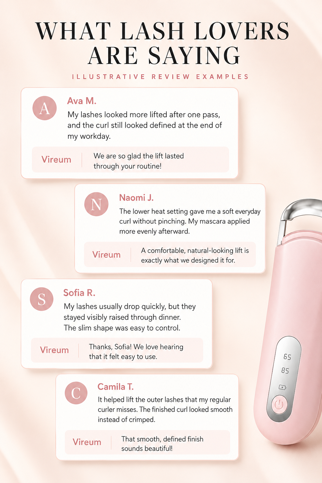 LuxeCurl™ Heated Eyelash Curler