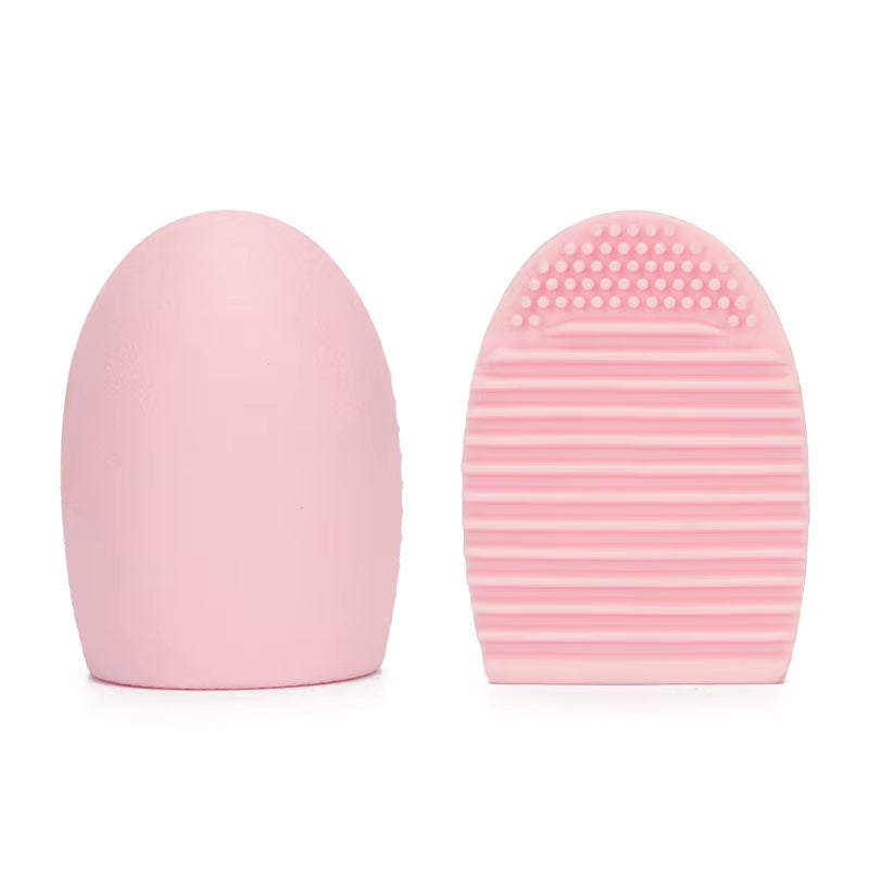Hot Sale Portable Deep Cleaning for All Size Beauty Makeup Brush Makeup Brush Cleaning Mat Silicone Makeup Brush Cleaning Egg