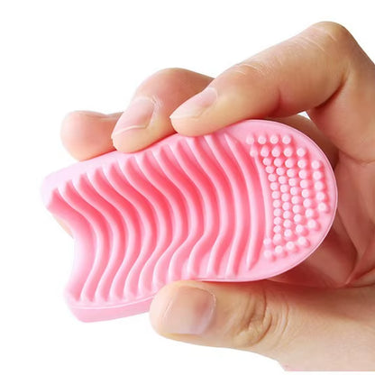 Hot Sale Portable Deep Cleaning for All Size Beauty Makeup Brush Makeup Brush Cleaning Mat Silicone Makeup Brush Cleaning Egg