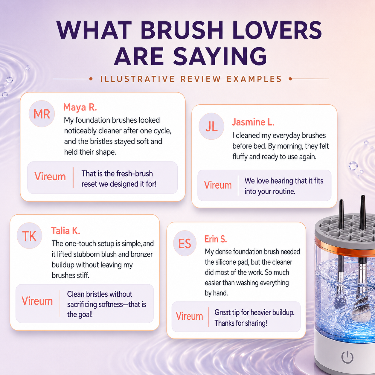 BrushSpa Pro™ 3-in-1 Electric Makeup Brush Cleaner